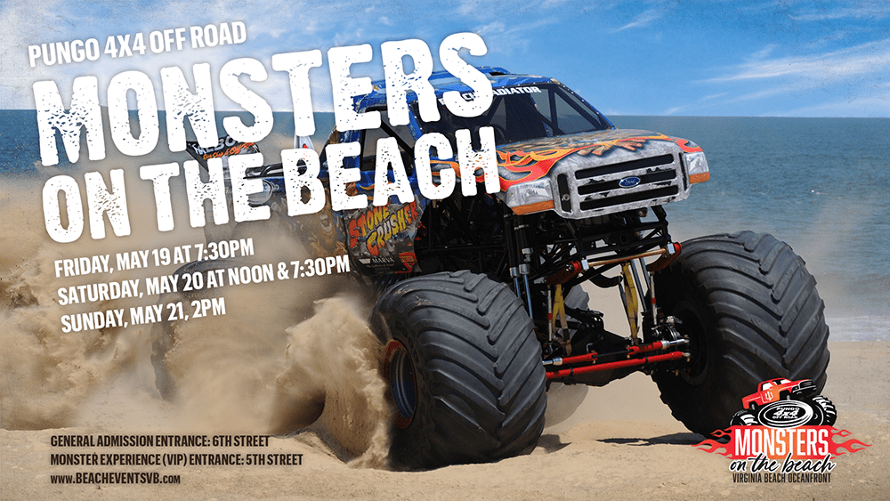 Pungo Offroad Monsters On The Beach Tickets 19th May 5th Street